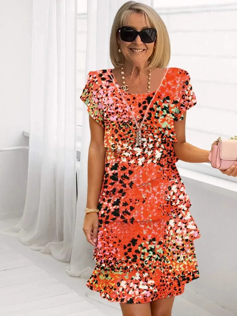 Virginia | Vestido elegante y vaporoso con volantes