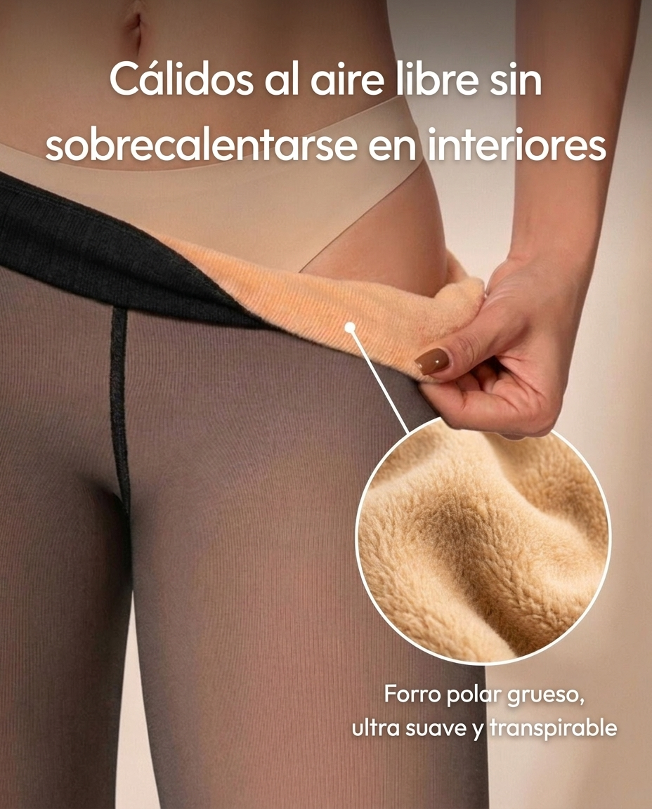 Medias Térmicas Efecto Piel Translúcida