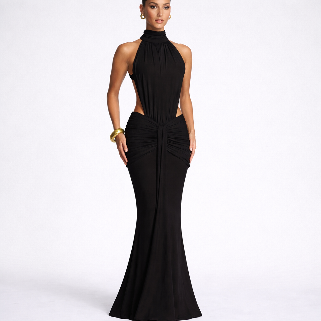 Vestido Altea Espalda Infinita y Cuello Halter