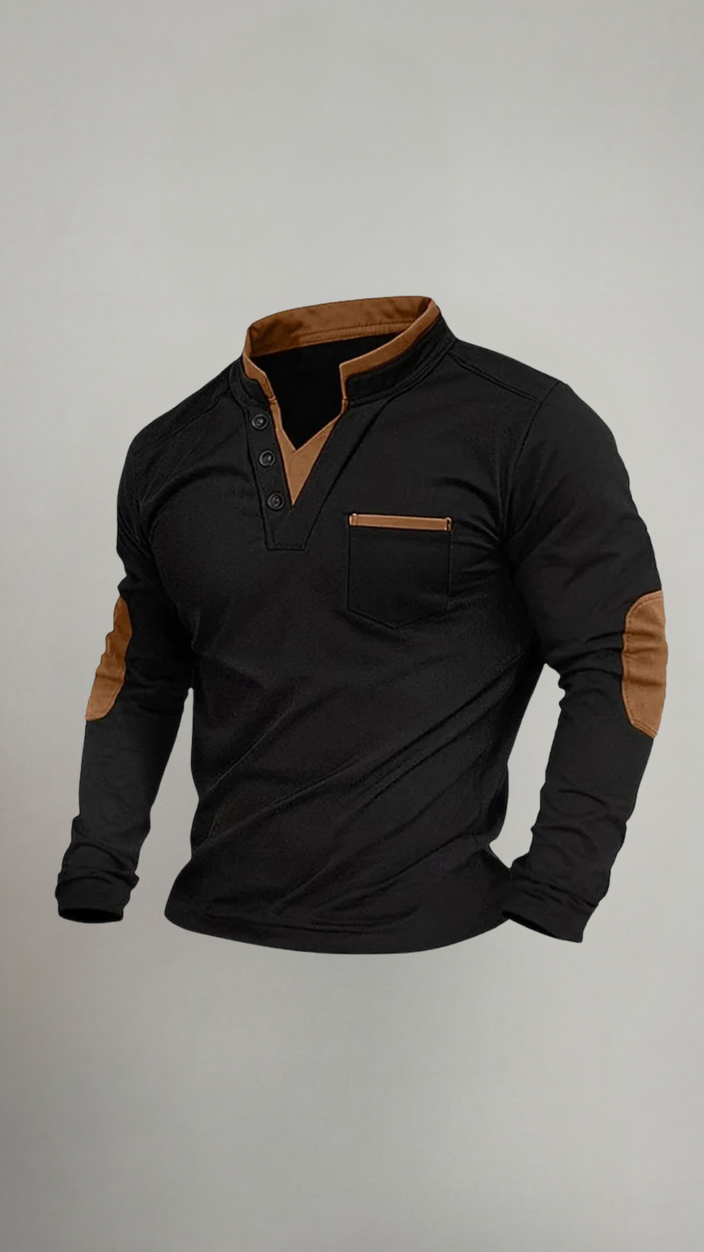 Louis | V-neck long-sleeve shirt