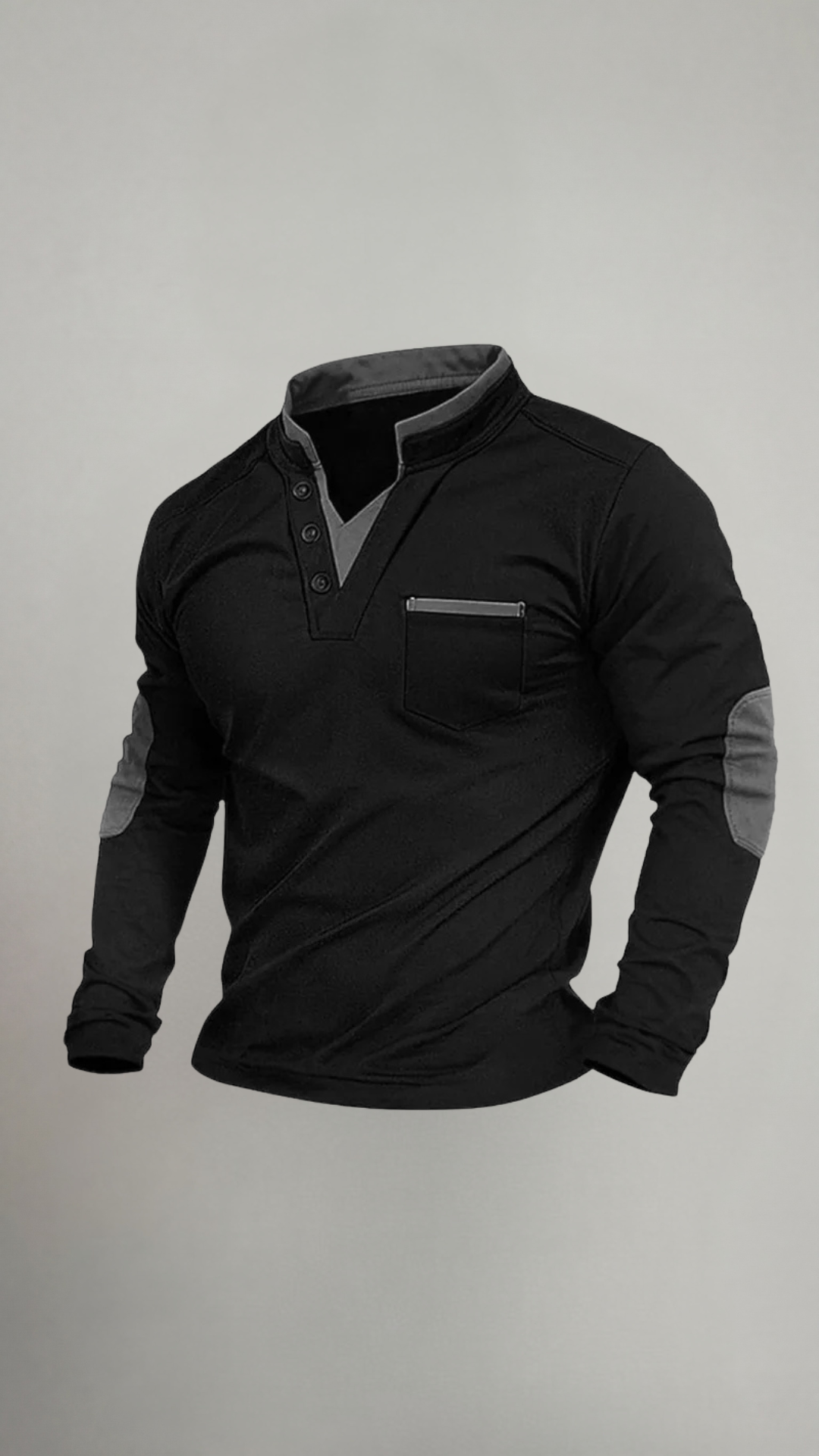 Louis | V-neck long-sleeve shirt