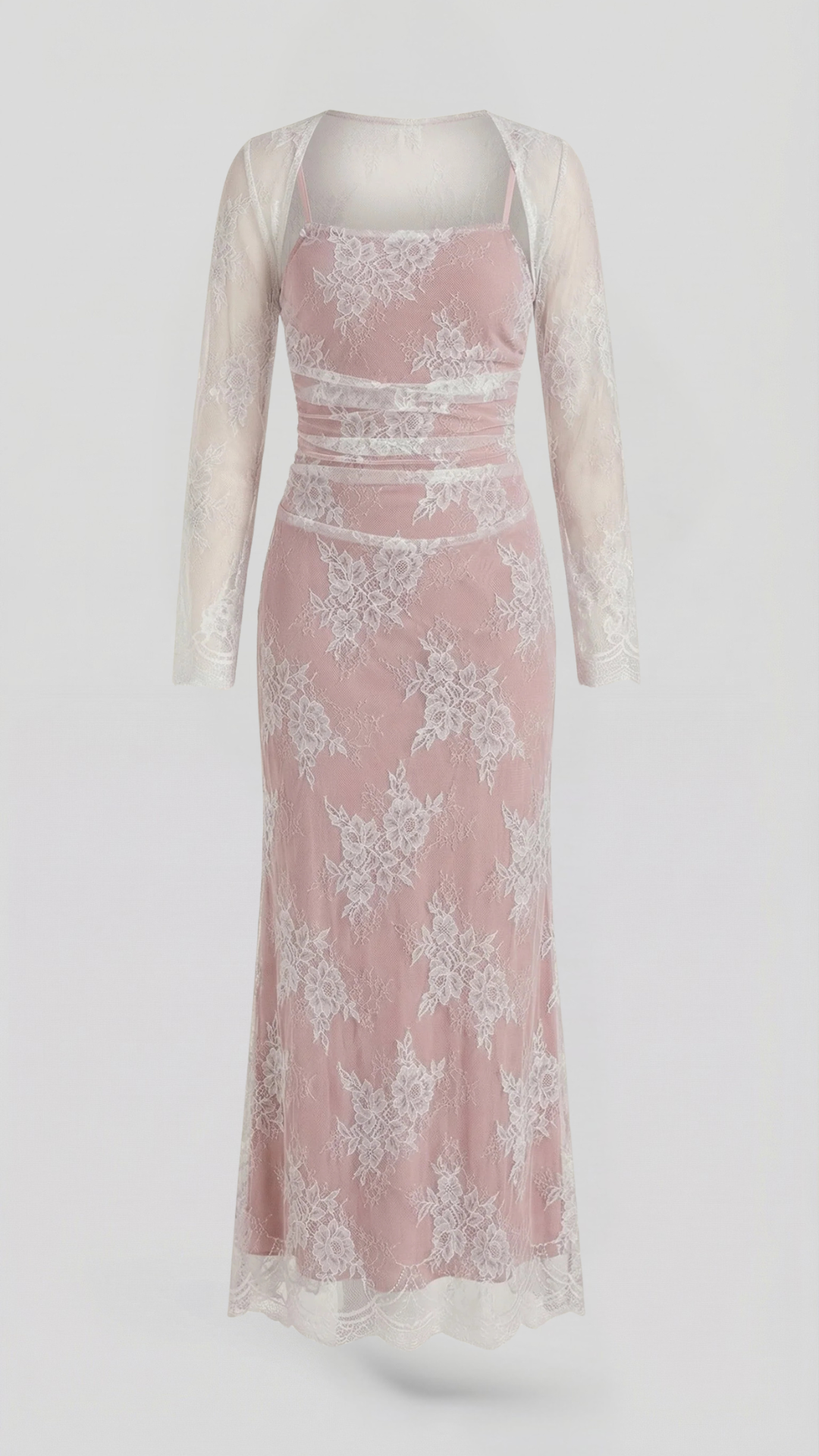 Nerissa | Vestido largo de encaje