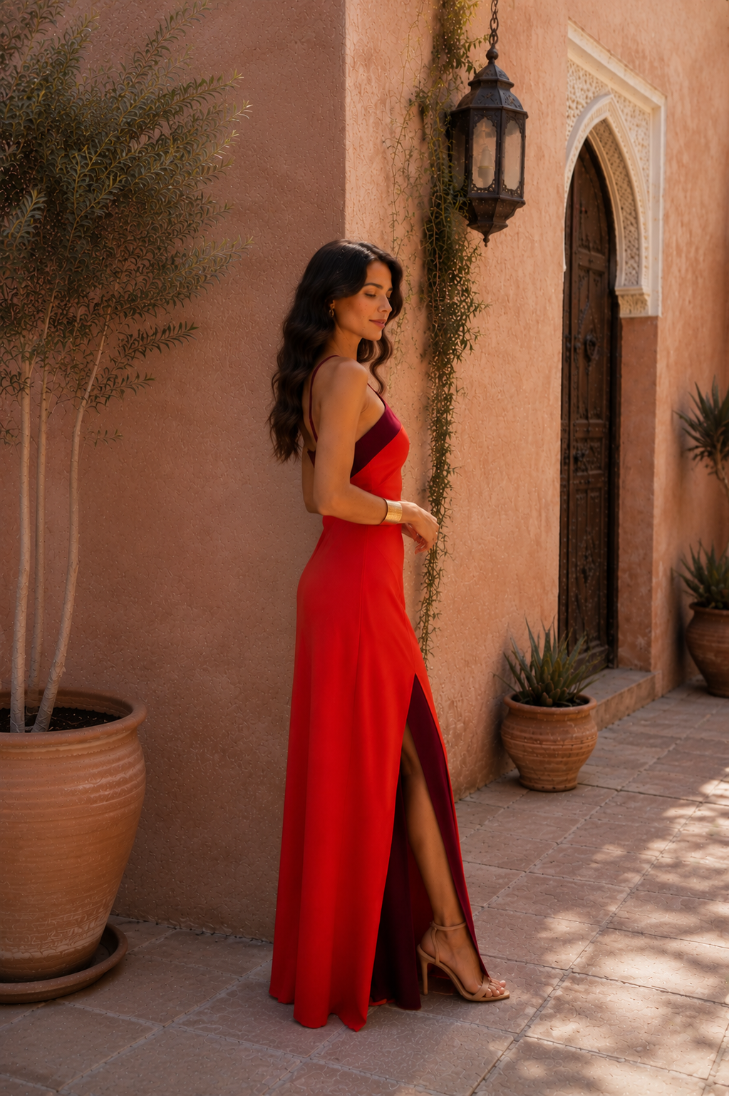 Vestido Cintia en rojo