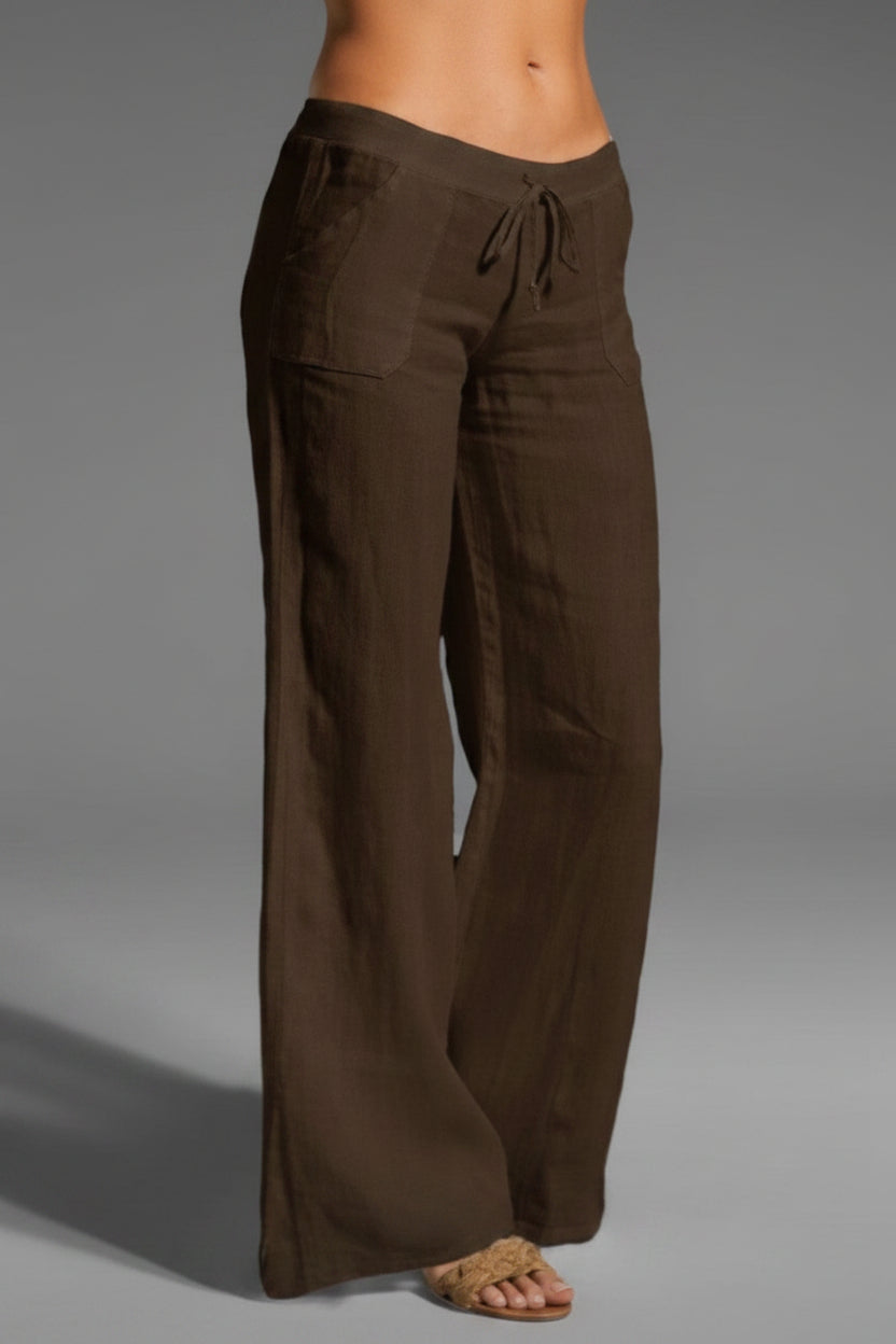 Inés | Pantalón Fluido de Pierna Ancha