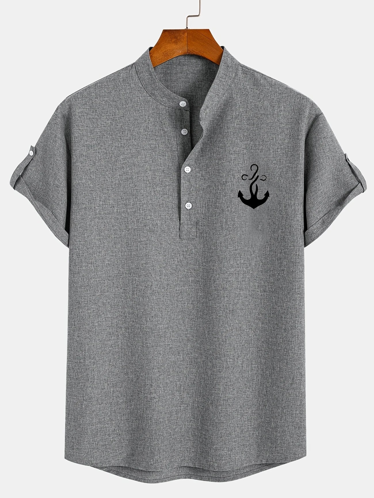 Jesús | Camisa Elegante Cuello Mao