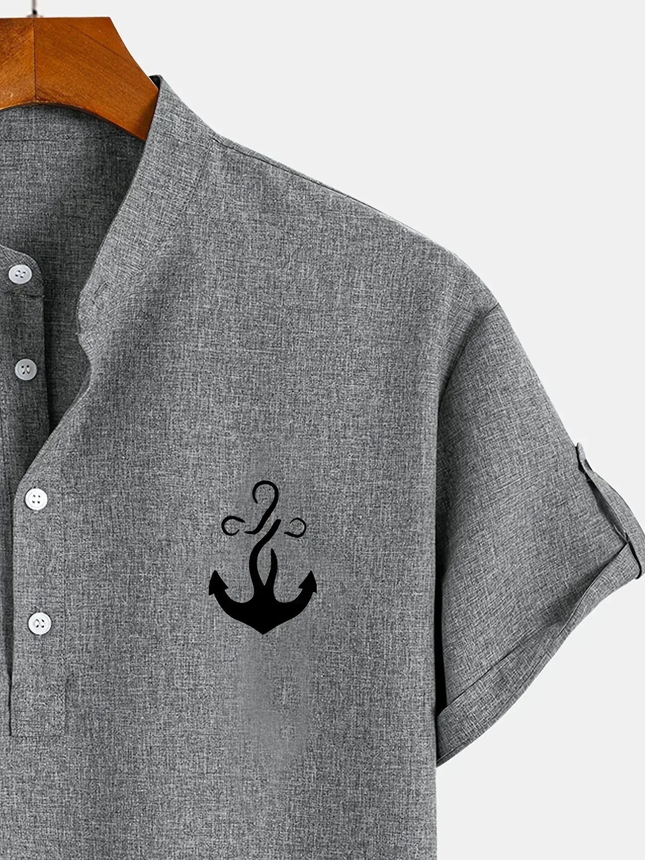 Jesús | Camisa Elegante Cuello Mao