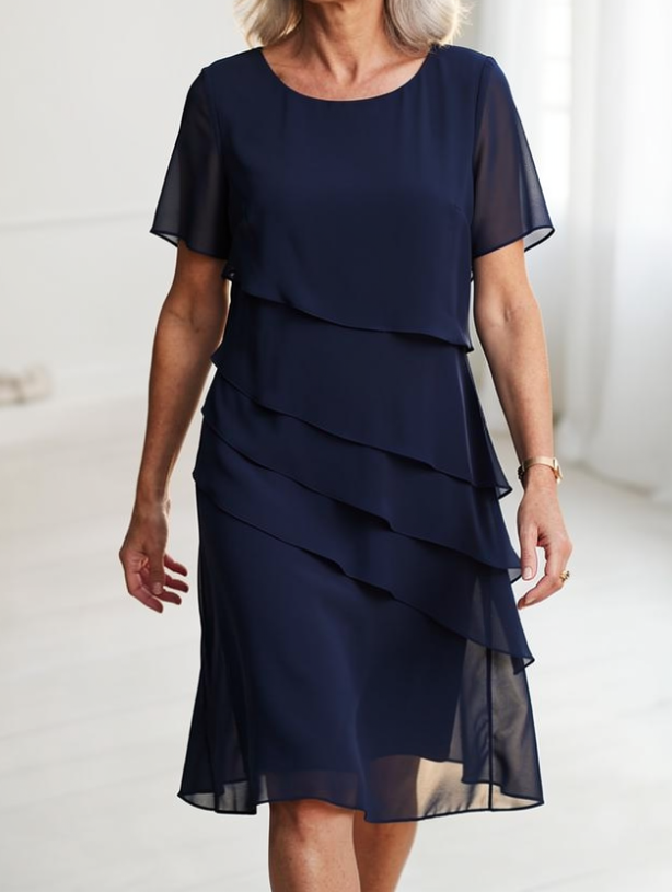 Julieta | Vestido elegante y vaporoso con volantes