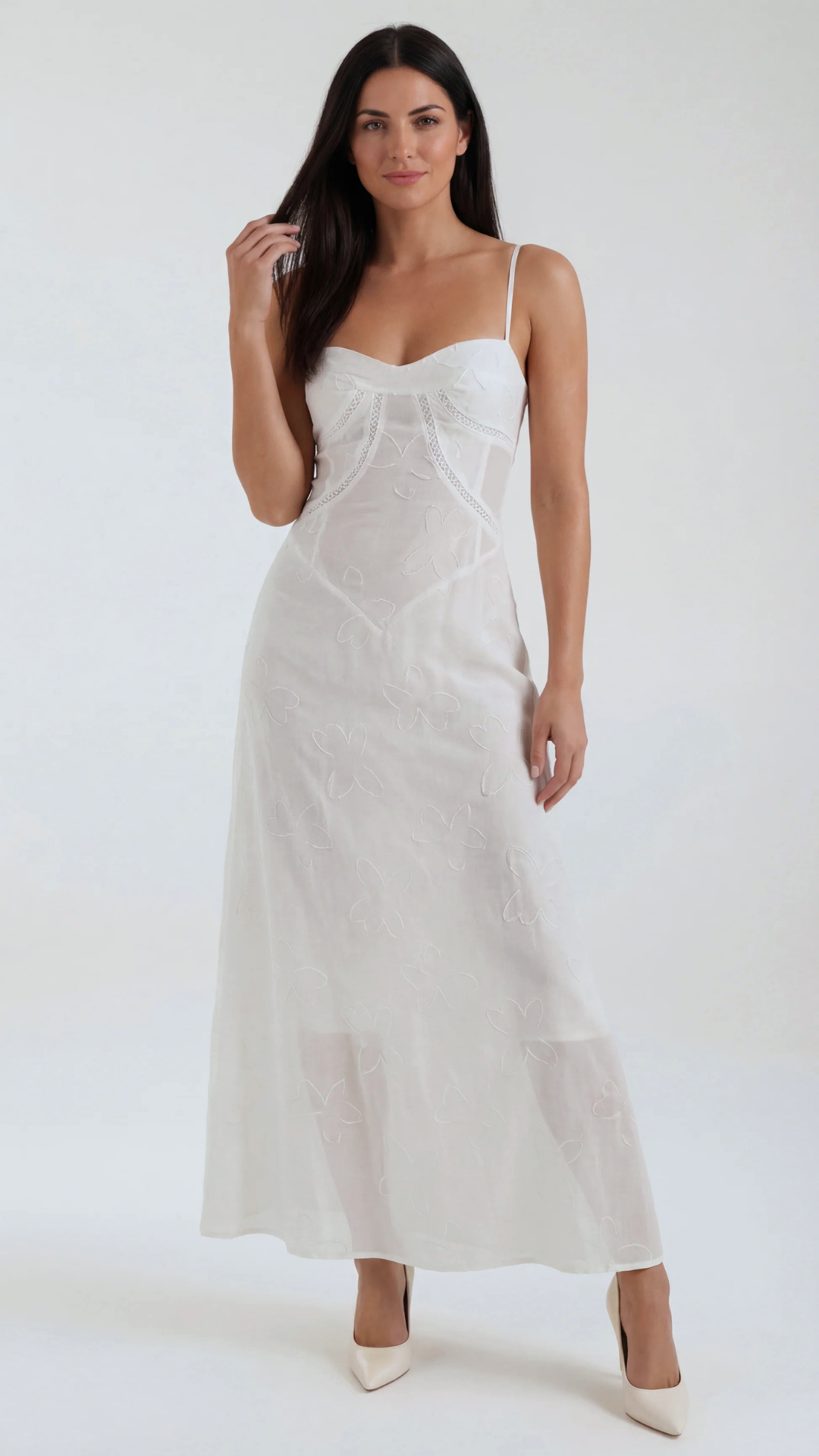 Arabelle | Vestido largo de encaje