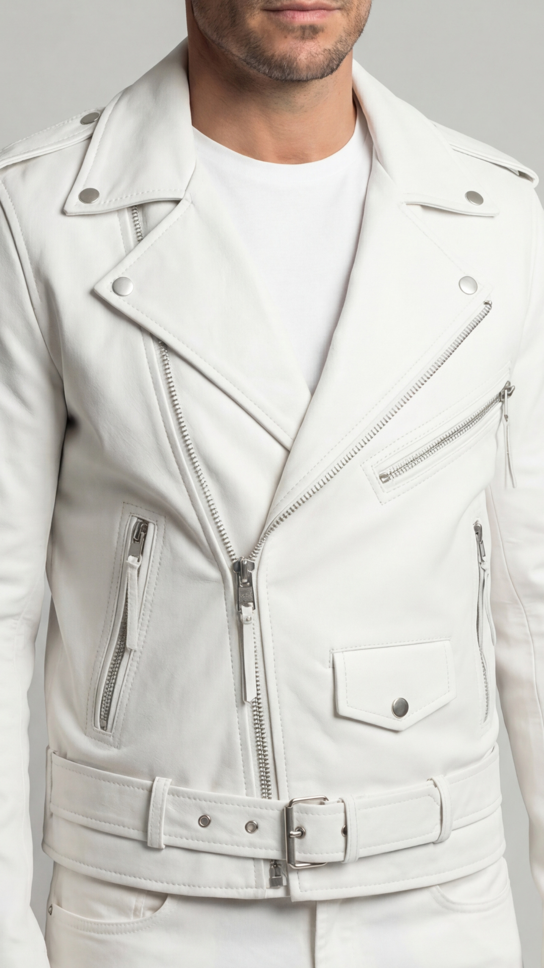 Austin | Leather Bomber Jacket