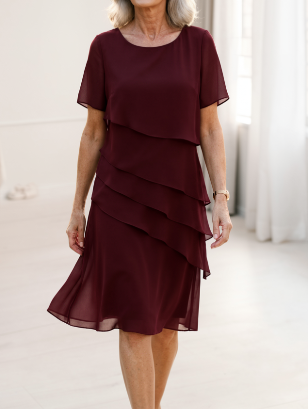 Julieta | Vestido elegante y vaporoso con volantes