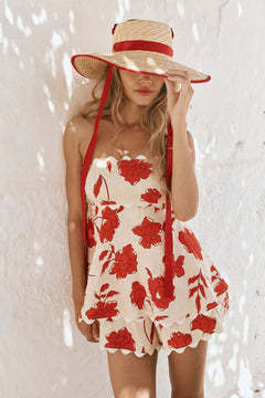 mini floral jumpsuit