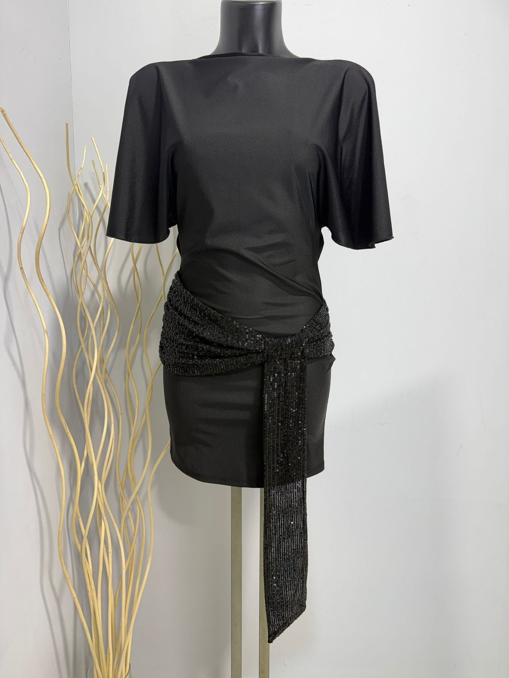Zara | Elegant Draped Mini Dress