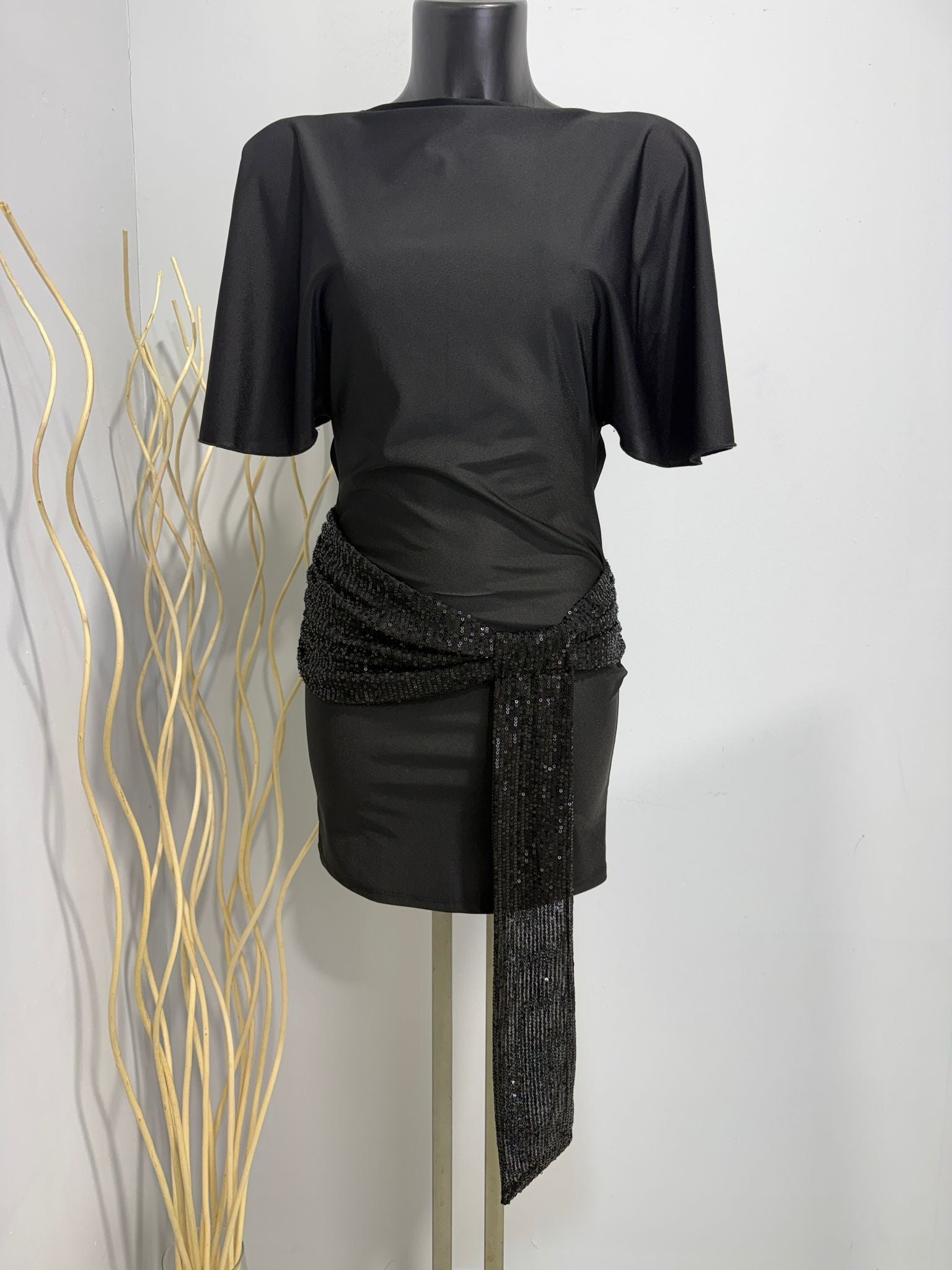 Zara | Elegant Draped Mini Dress