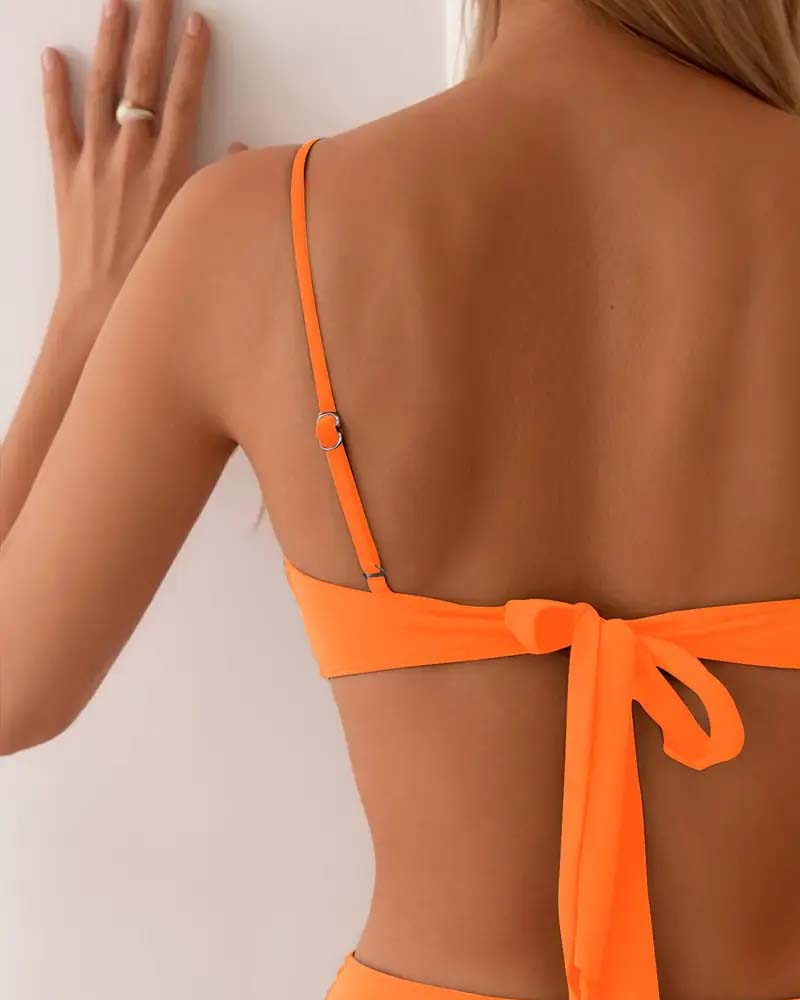 Alejandra | Conjunto de bikini de cintura alta