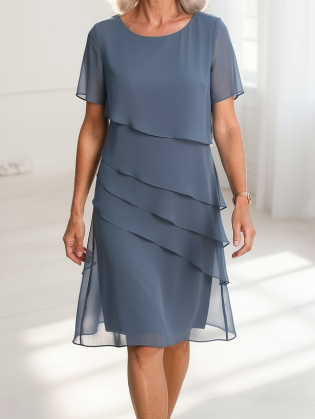 Julieta | Vestido elegante y vaporoso con volantes