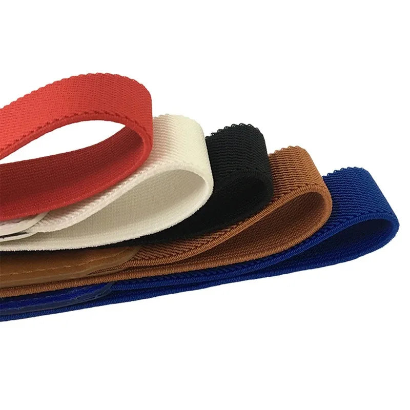 Alba | Elastic belt with gold clasp