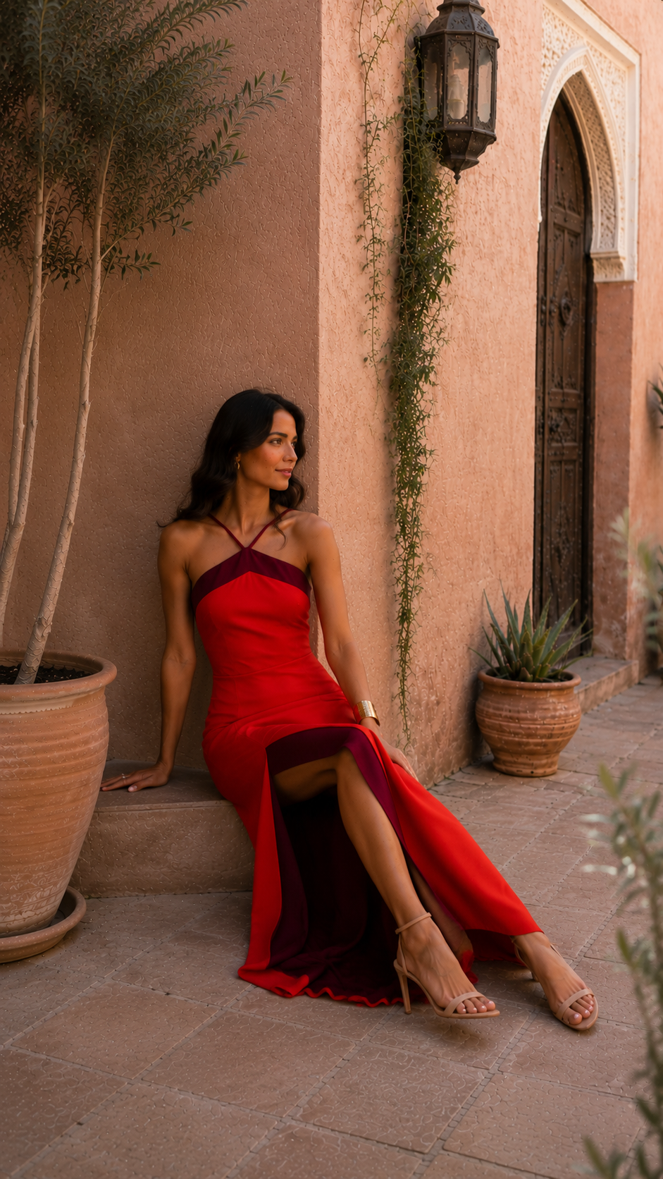 Vestido Cintia en rojo