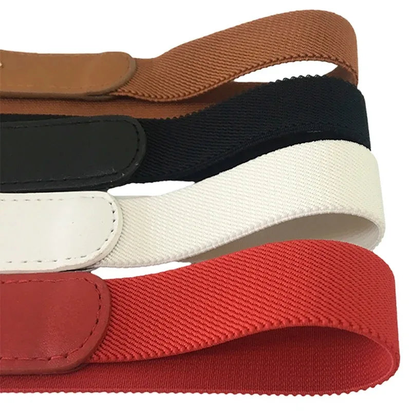 Alba | Elastic belt with gold clasp