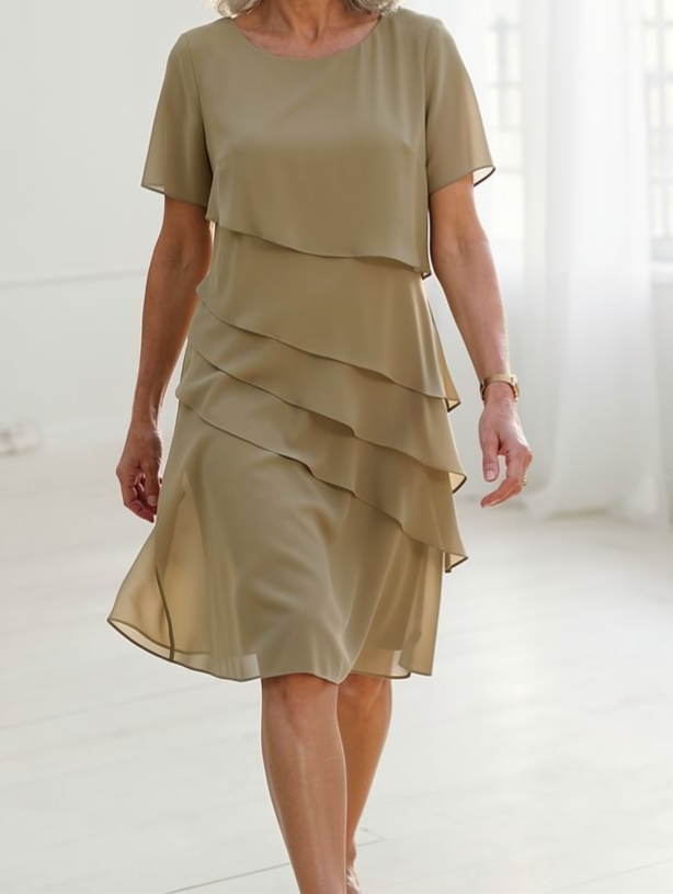 Julieta | Vestido elegante y vaporoso con volantes