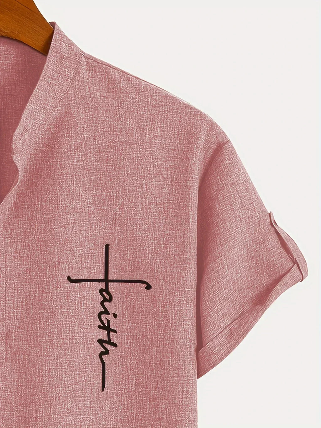 Jesus | Elegant Mandarin Collar Shirt