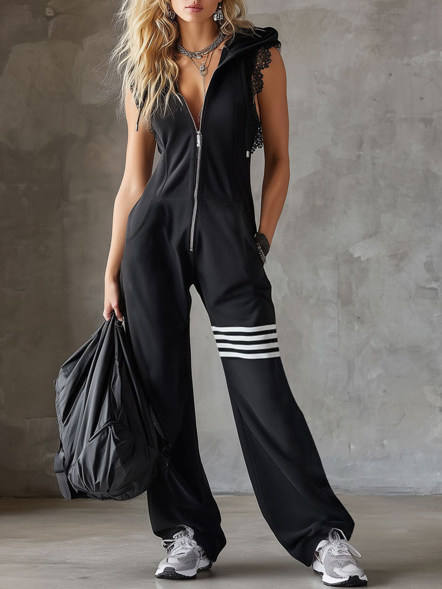 Retro jumpsuit set