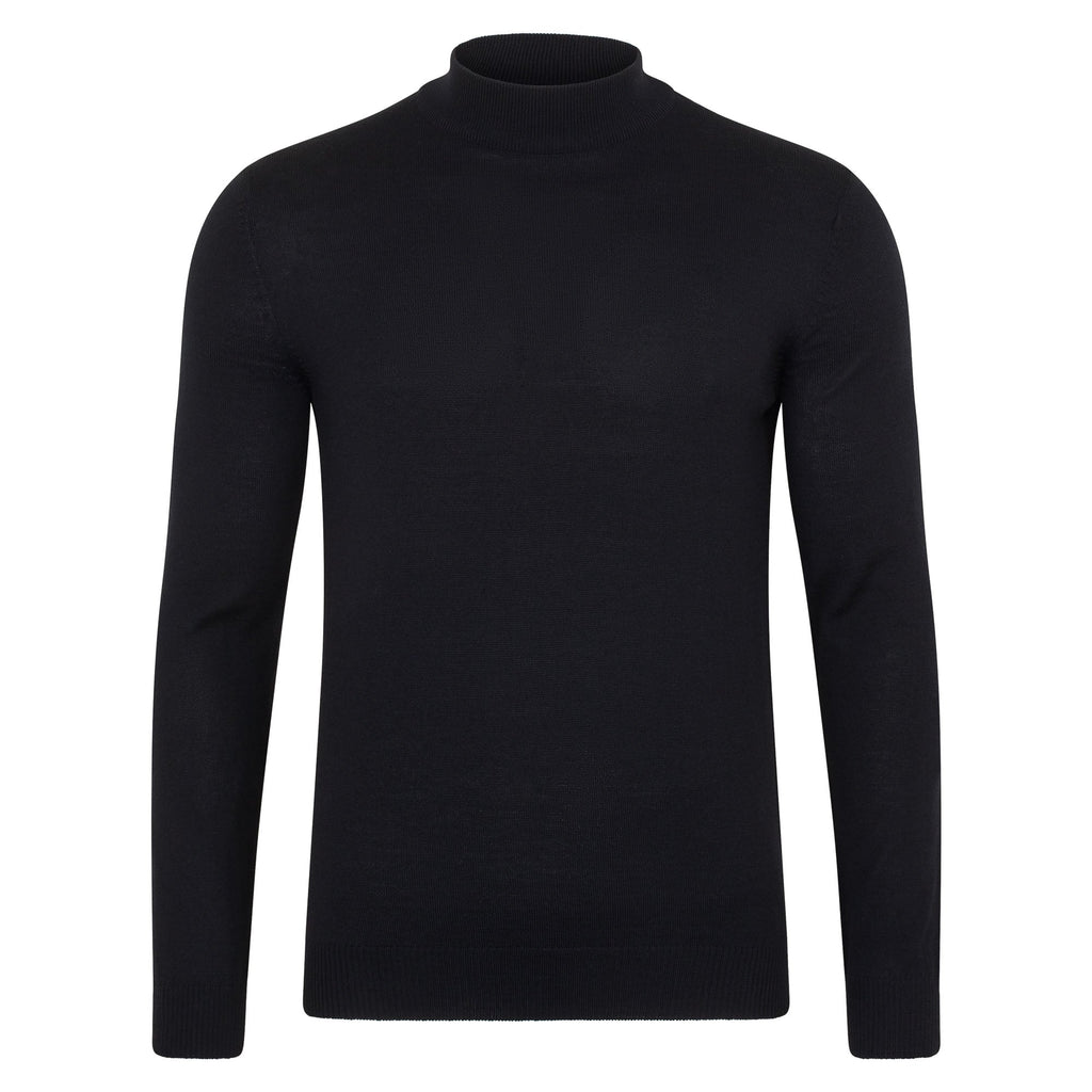 Andrés | Men's extra-fine merino wool mock neck sweater