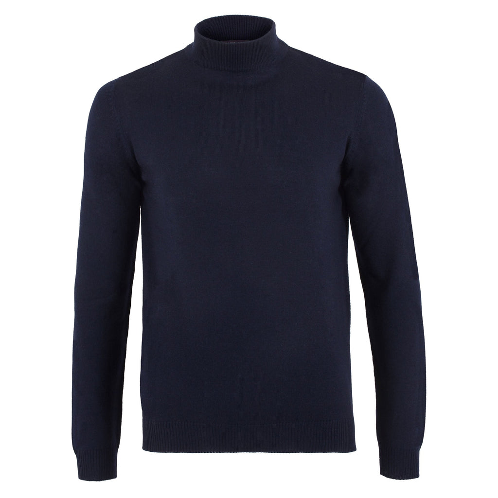 Andrés | Men's extra-fine merino wool mock neck sweater