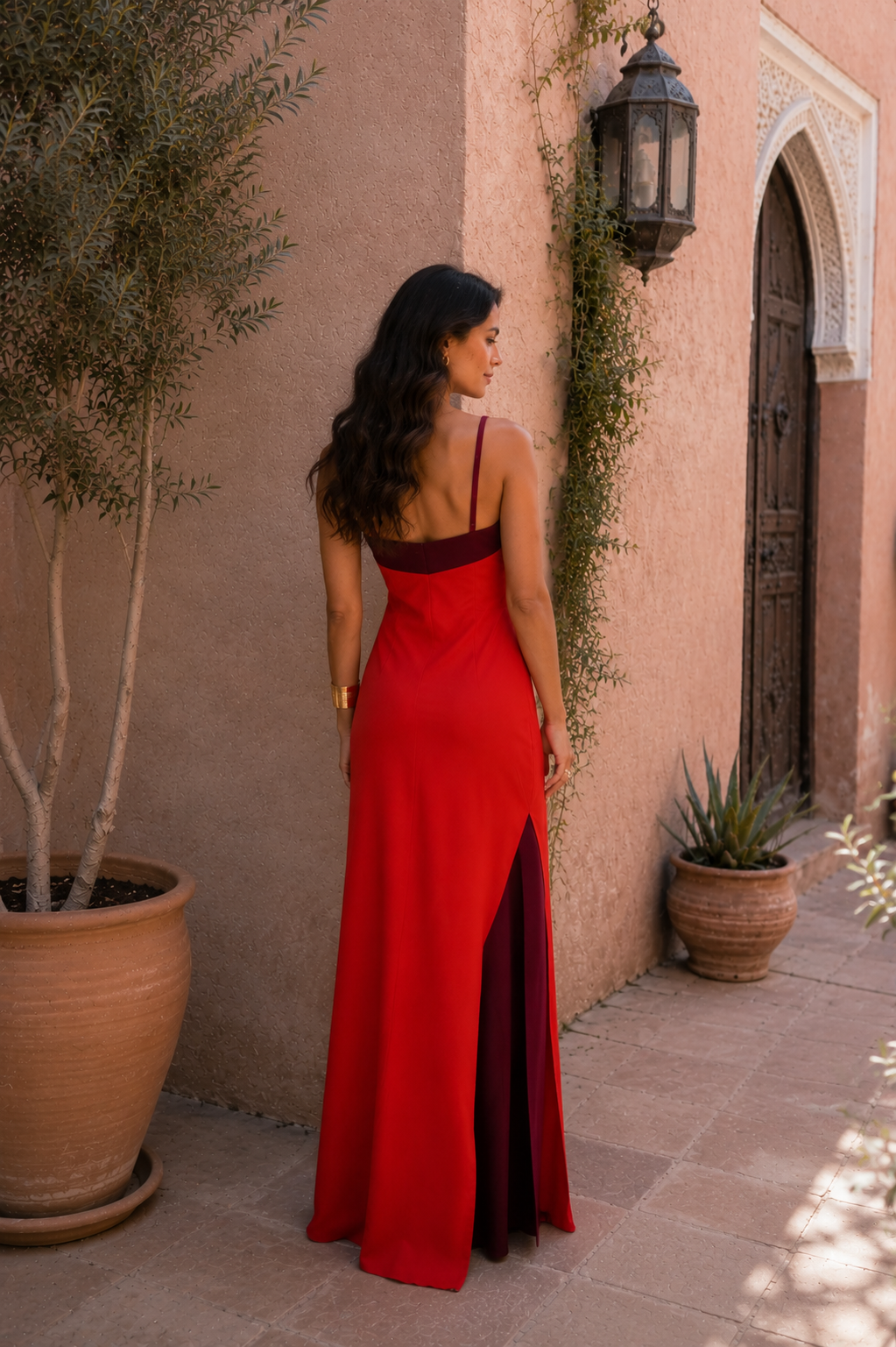 Vestido Cintia en rojo