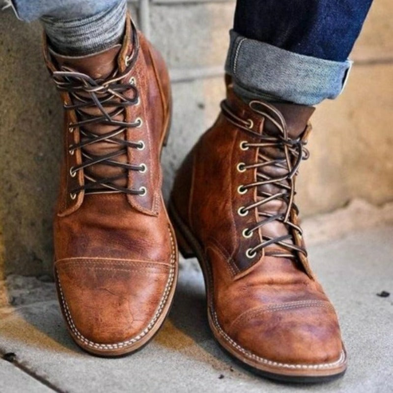 Bronx | Sturdy Men's Leather Boots