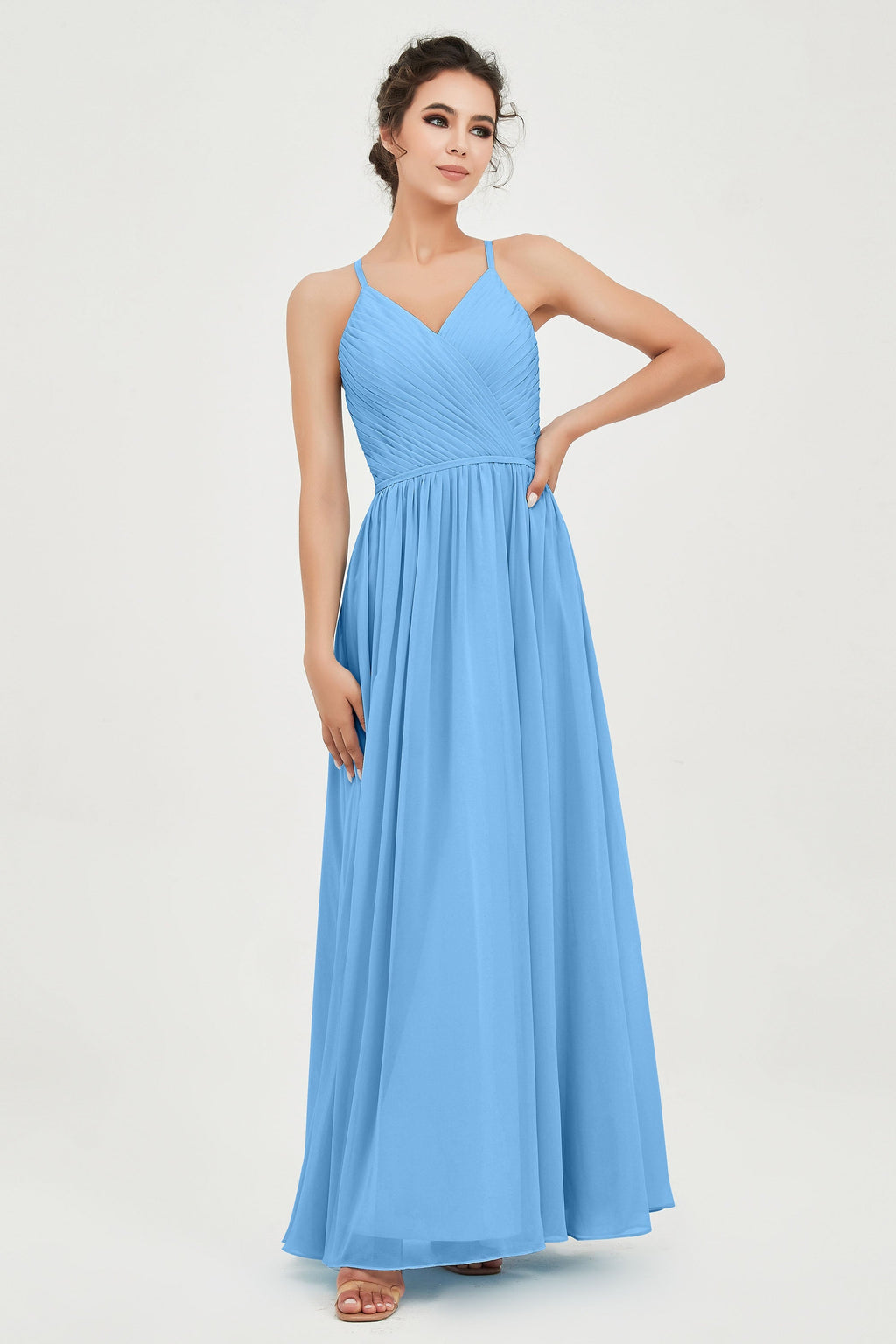 Naia | Lightweight Halter Maxi Dress