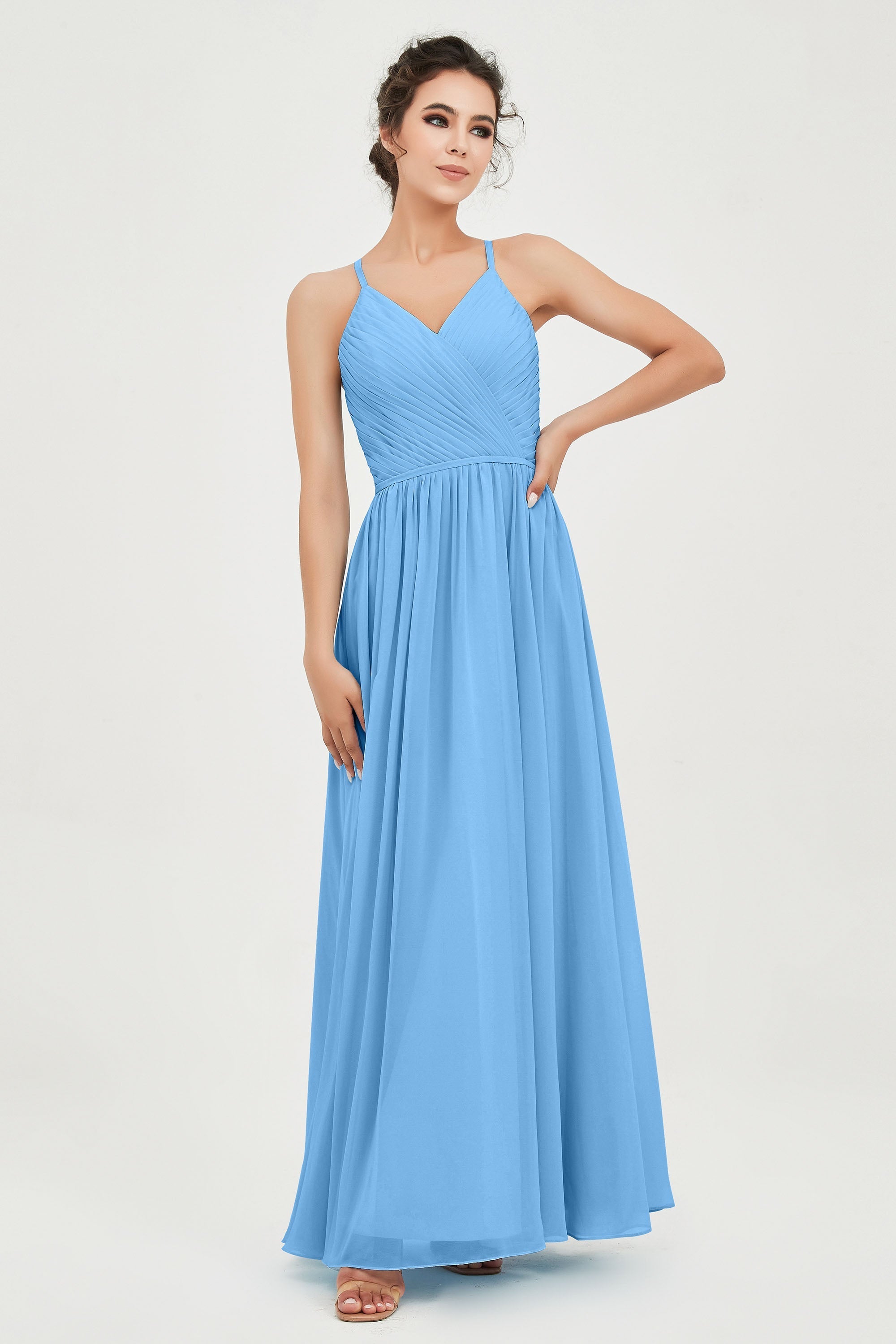 Naia | Lightweight Halter Maxi Dress