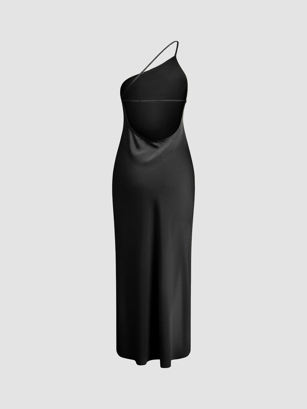 Fiora | Open Back Satin Maxi Dress