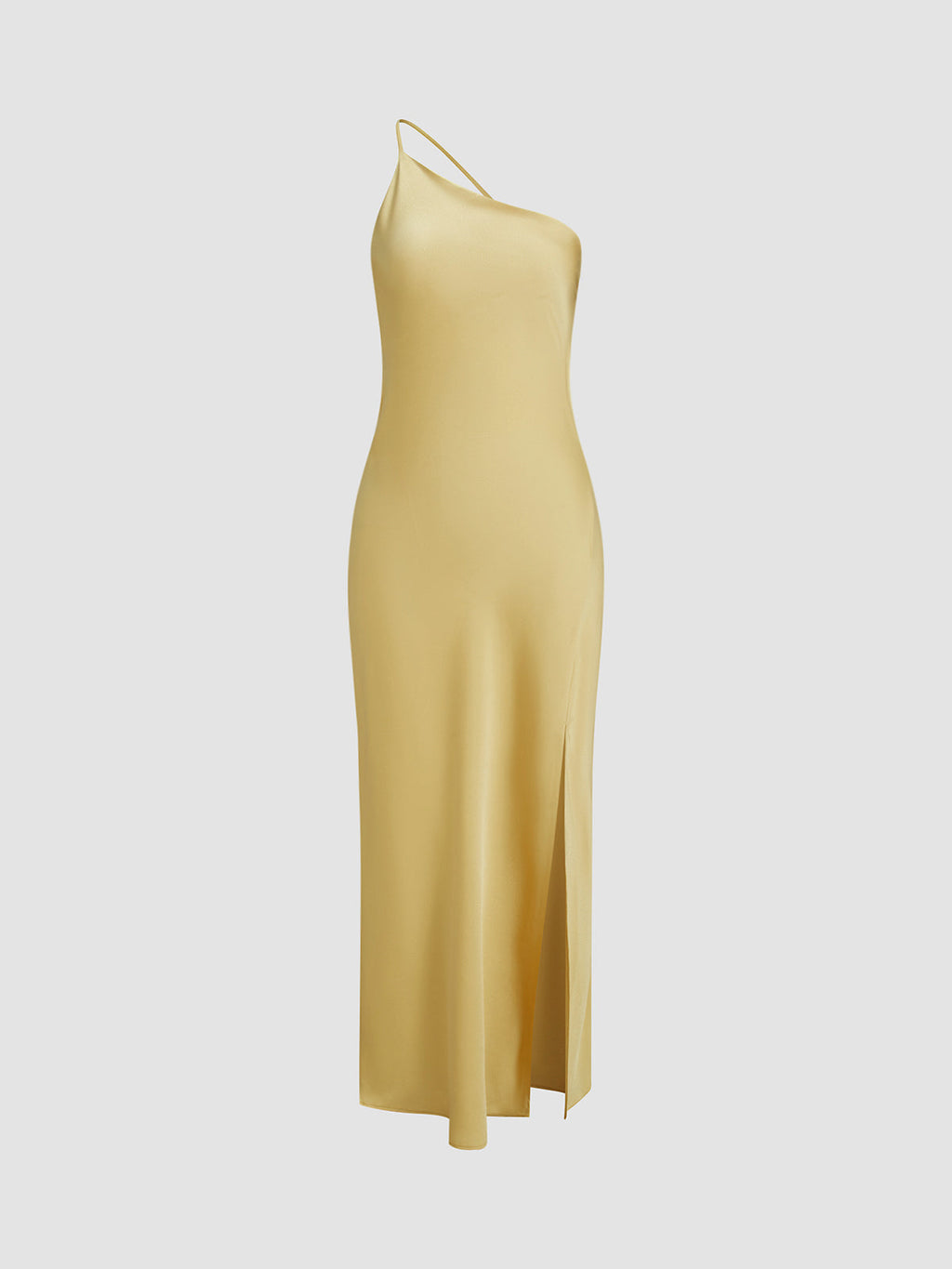 Fiora | Open Back Satin Maxi Dress