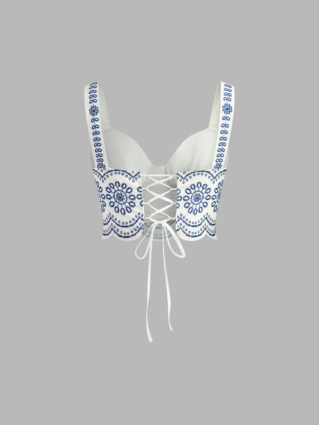 Diana | Sleeveless Printed Set with Tie Back