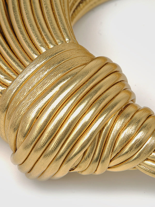Colette | Braided Gold Hoop · Boutique Edition