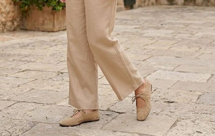 Lace Soft Comfort Ballerinas