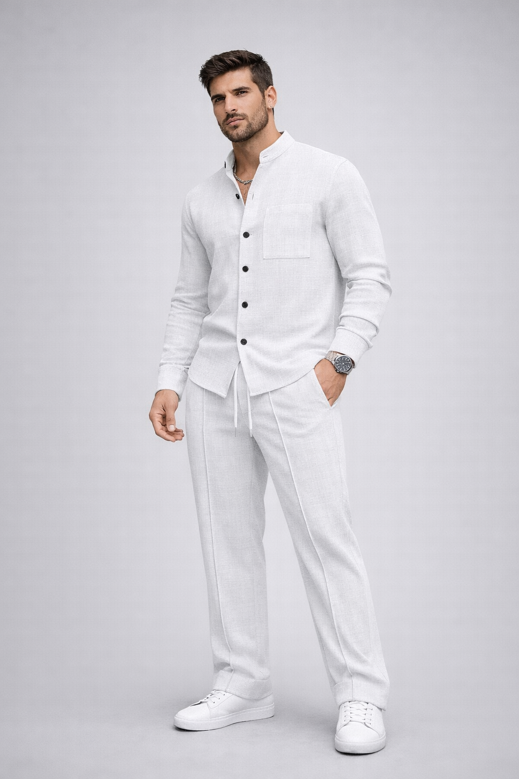 Héctor | Men's 2-Piece Waffle Set