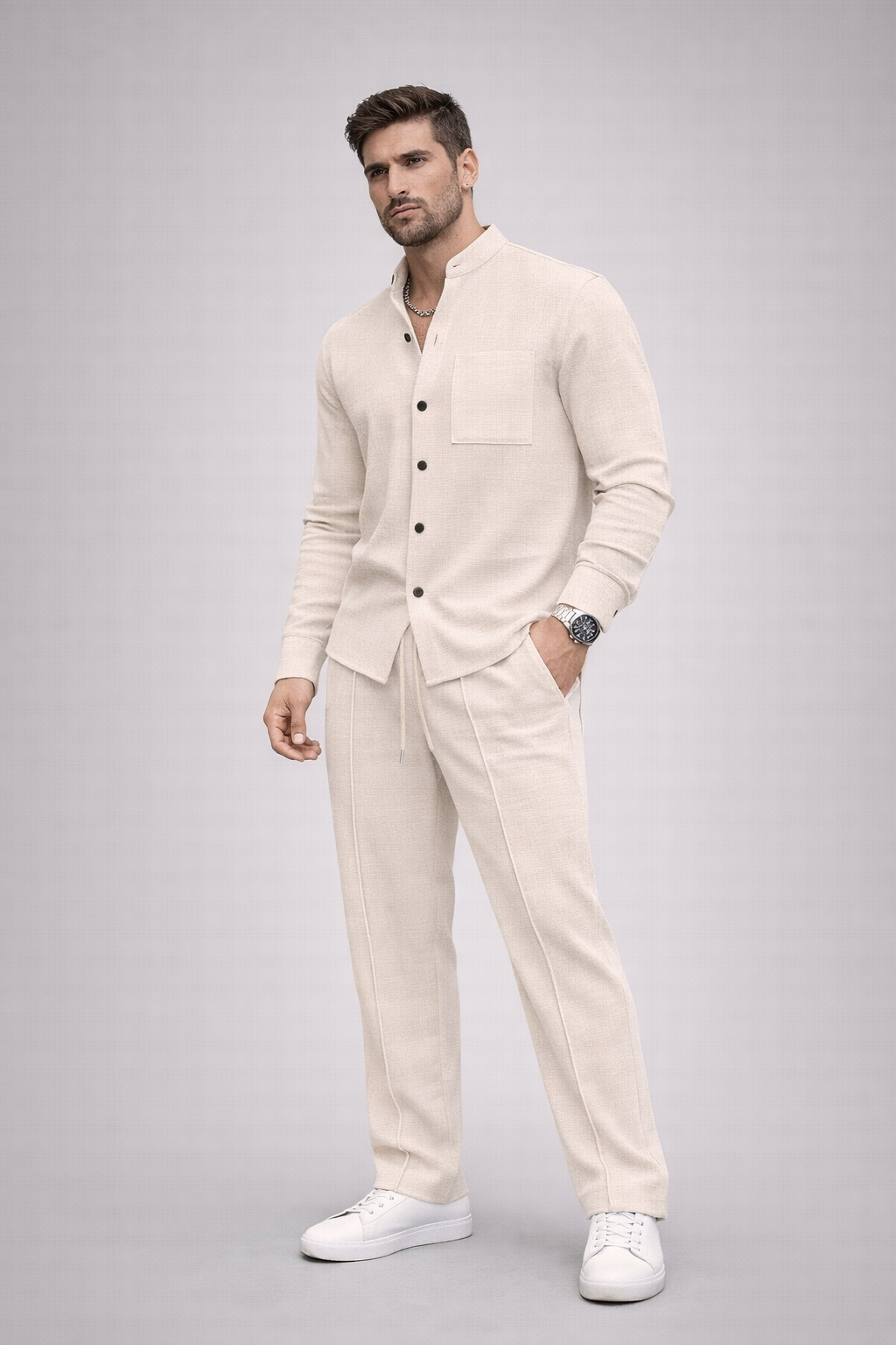 Héctor | Men's 2-Piece Waffle Set