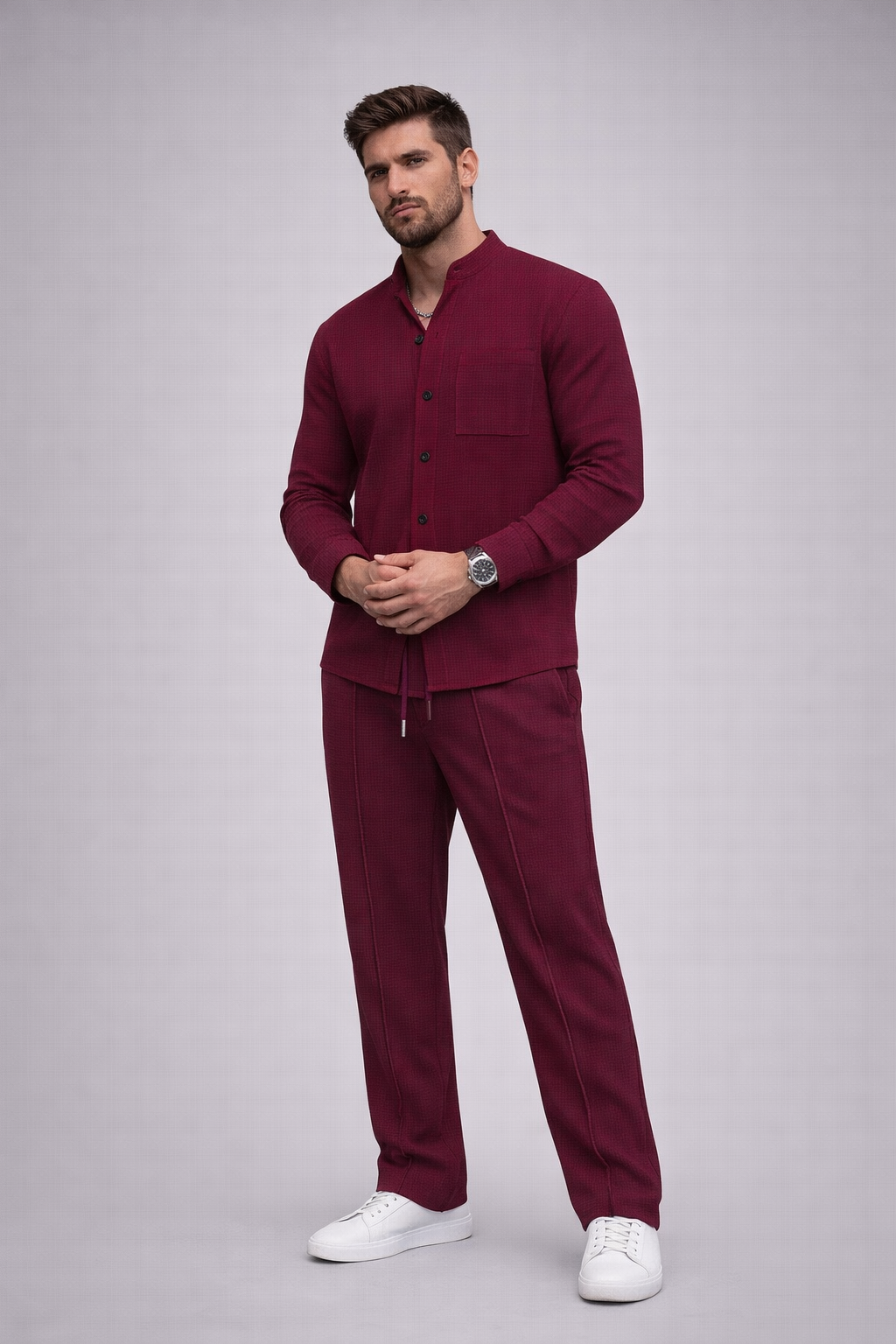 Héctor | Men's 2-Piece Waffle Set