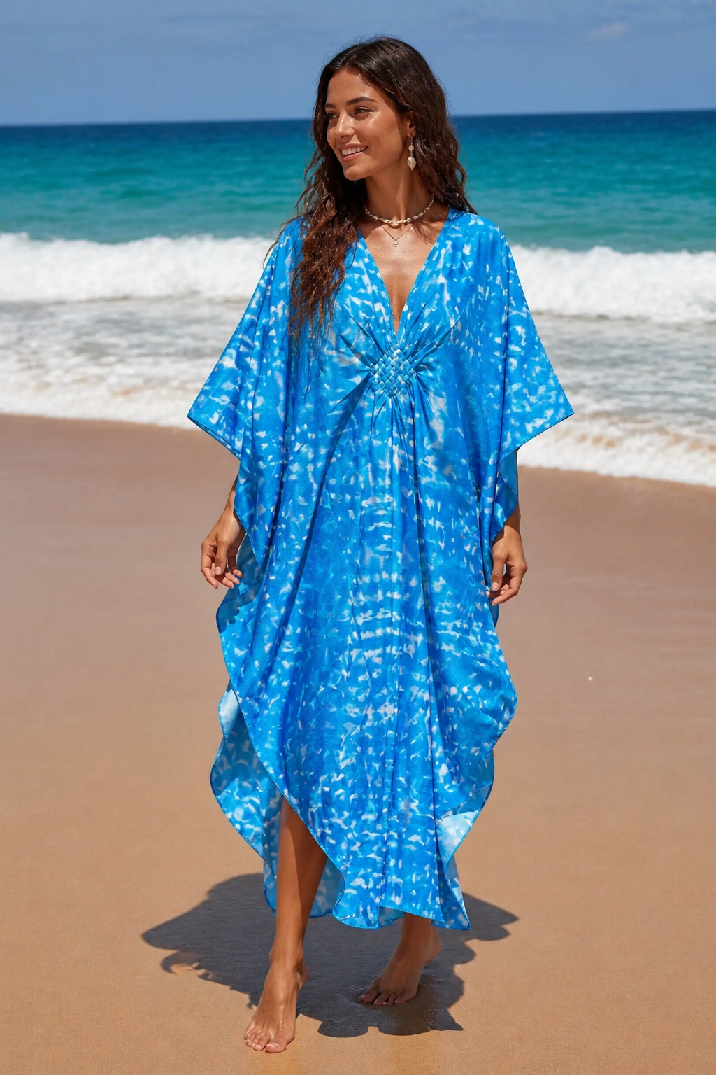Light, flowing and statement-making Tulum Caftan.