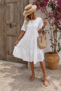 Amélie | Embroidered Cotton Dress