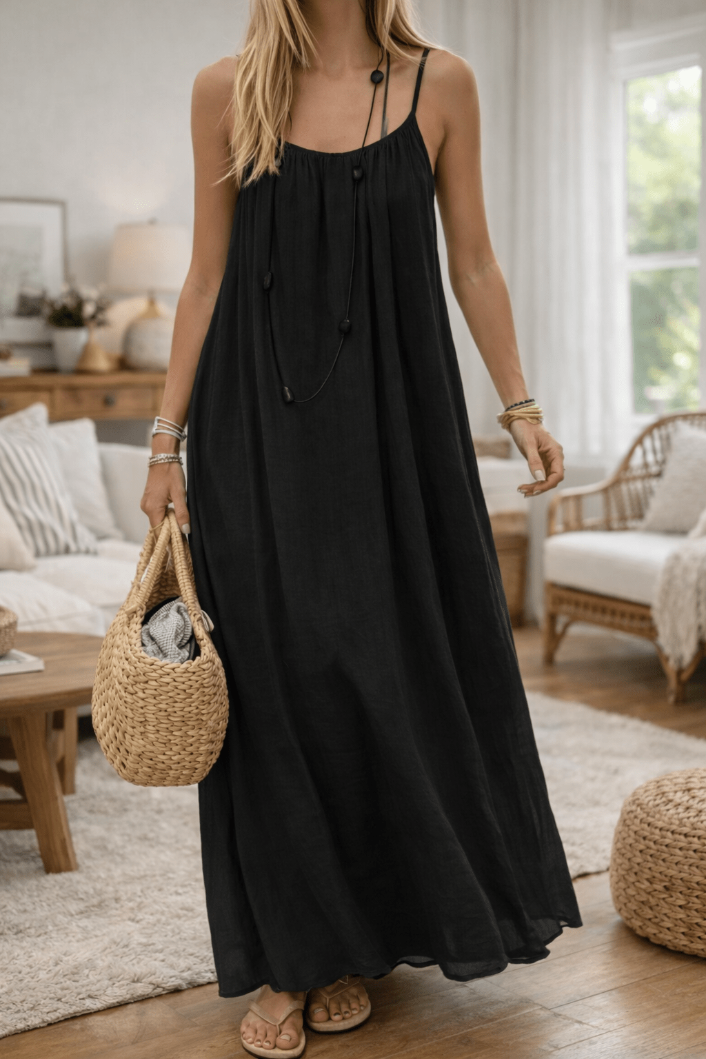 Zaira | Open-Back Maxi Dress