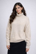 Sienna | Warm and stylish turtleneck sweater, made from high-quality knit fabric