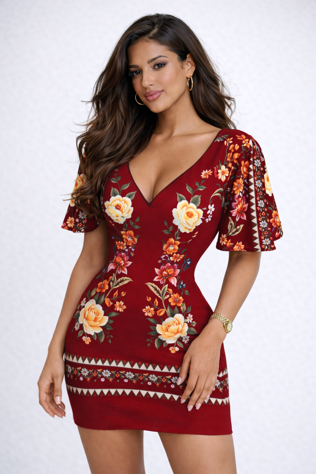 Isabella Dress | Premium Floral Dress