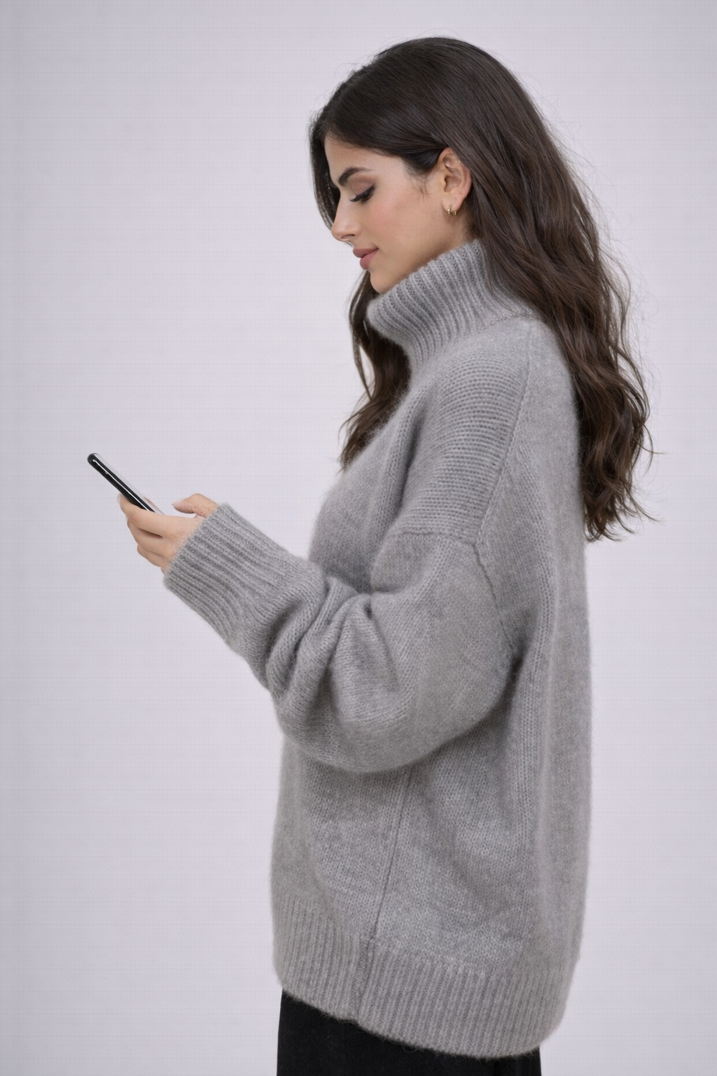 Sienna | Warm and stylish turtleneck sweater, made from high-quality knit fabric