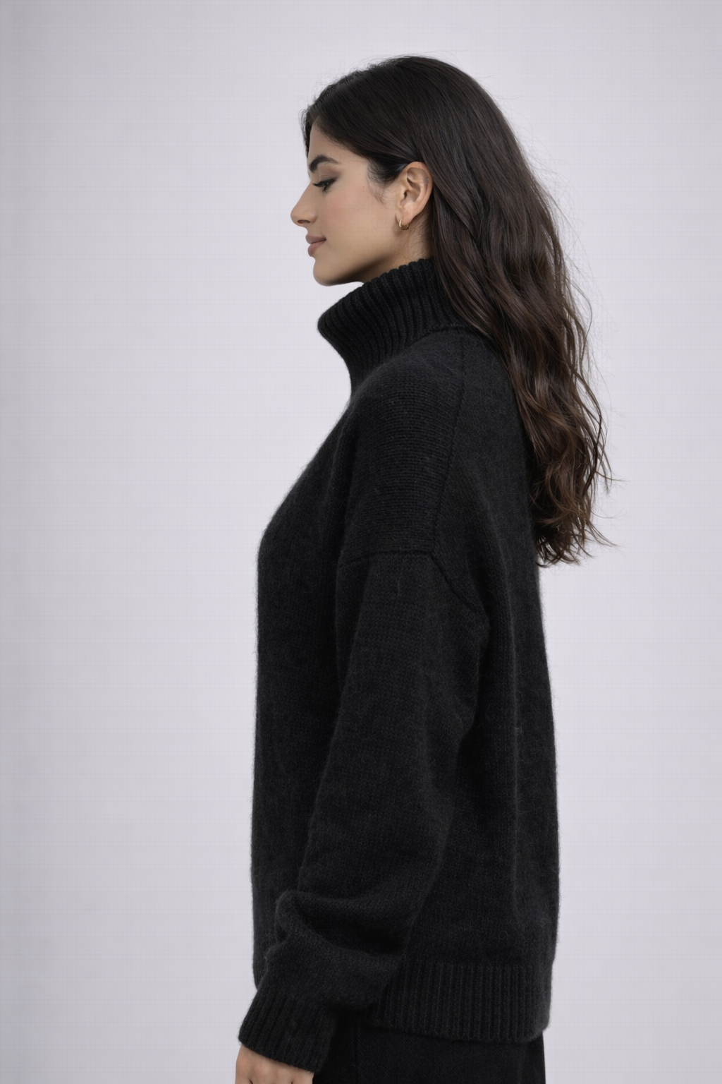 Sienna | Warm and stylish turtleneck sweater, made from high-quality knit fabric