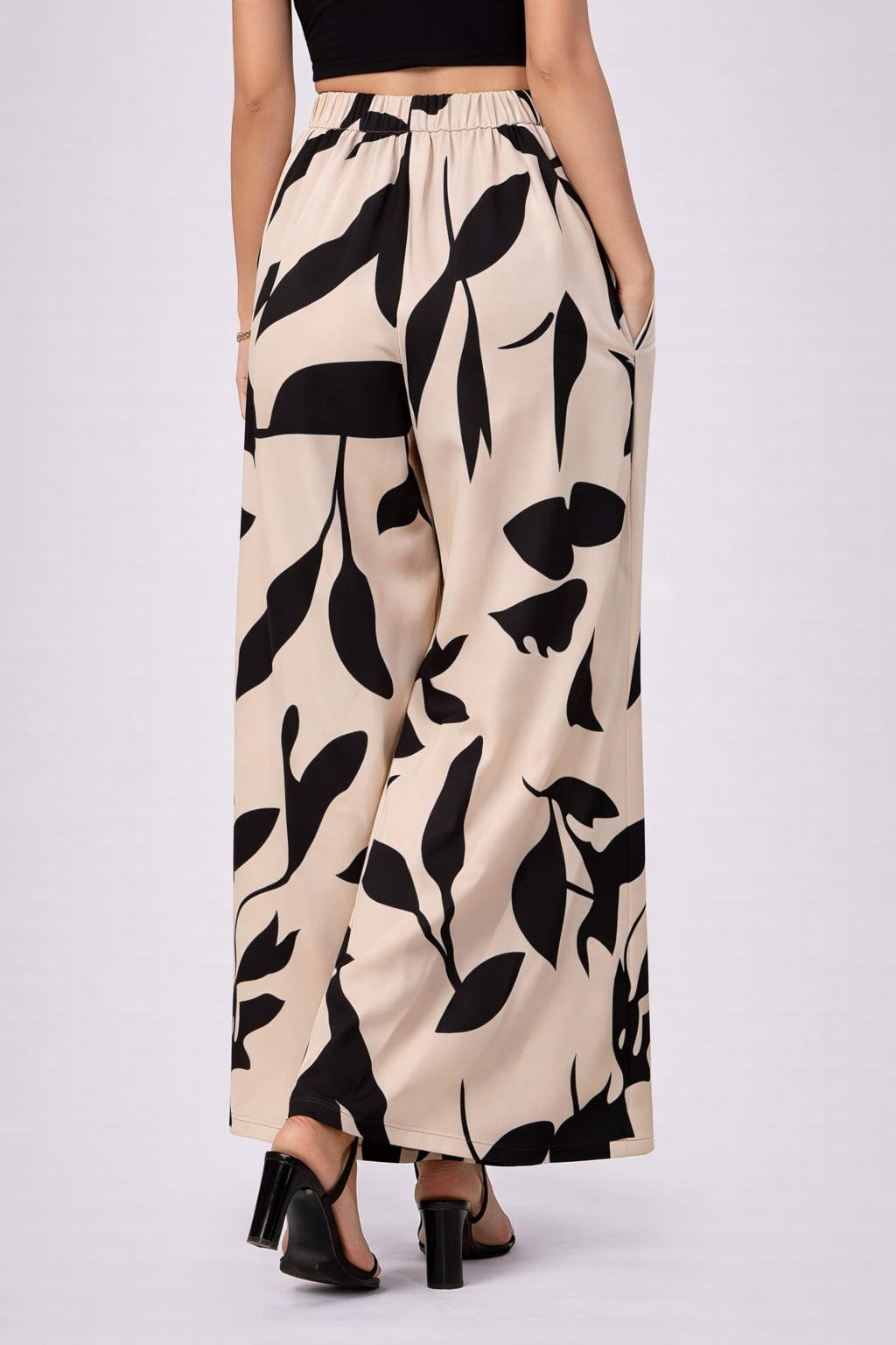 Gisele | Floral Print Wide-Leg Palazzo Pants