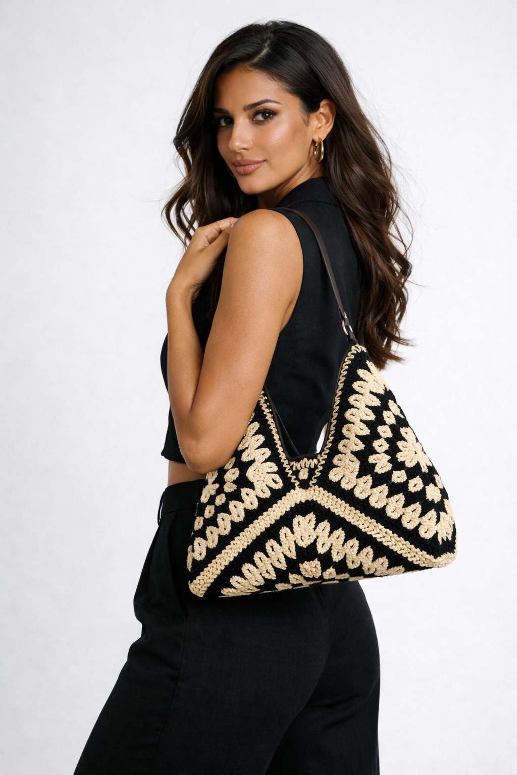 Adele | Vintage Macrame Bag
