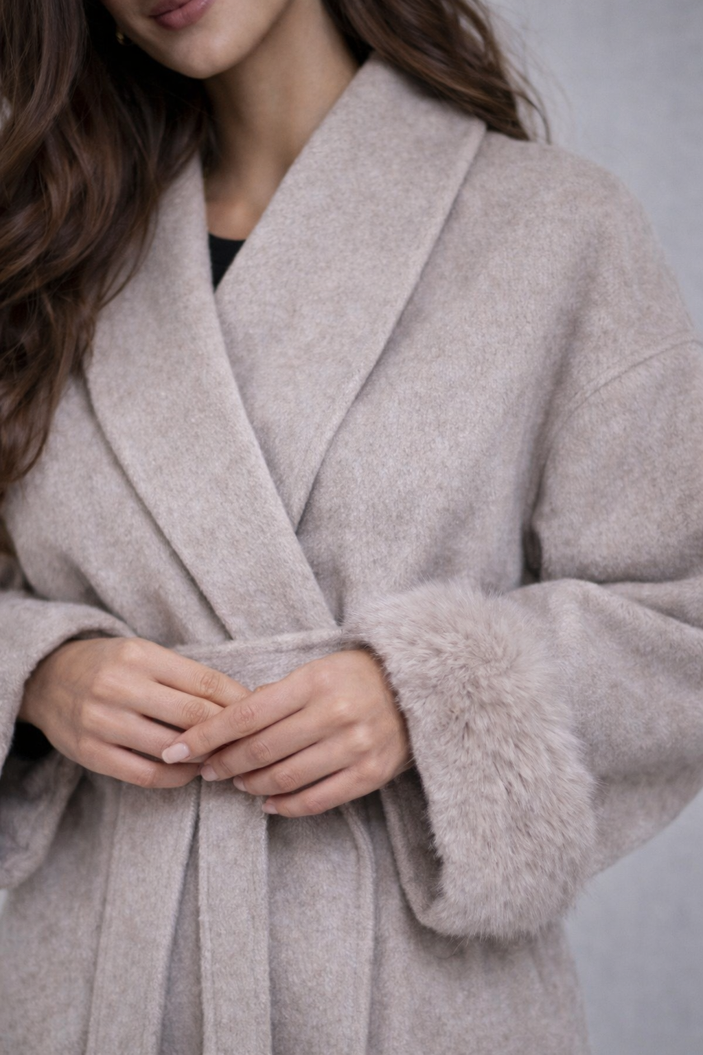 Yanira | Elegant Tossy Wool Cardigan Coat