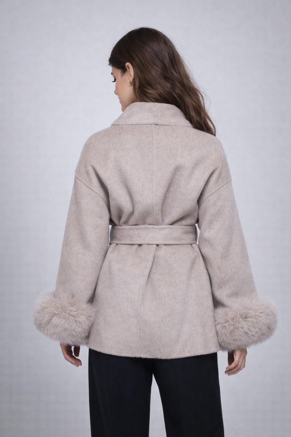 Yanira | Elegant Tossy Wool Cardigan Coat